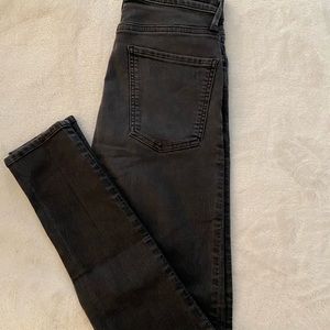 Size 26 Citizens of Humanity black high waist skinny jeans